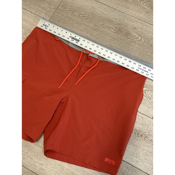 Duluth Trading Mens Size 48 Nanotex DuluthFlex Bull Moose Red Board Shorts - Picture 6 of 8